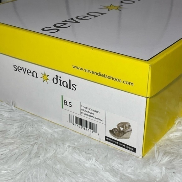 SEVEN DIALS Snake Embossed Somerset Espadrille 8.5 - Picture 2 of 16